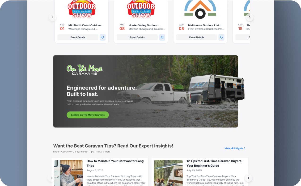 Home Page Brand Spotlight